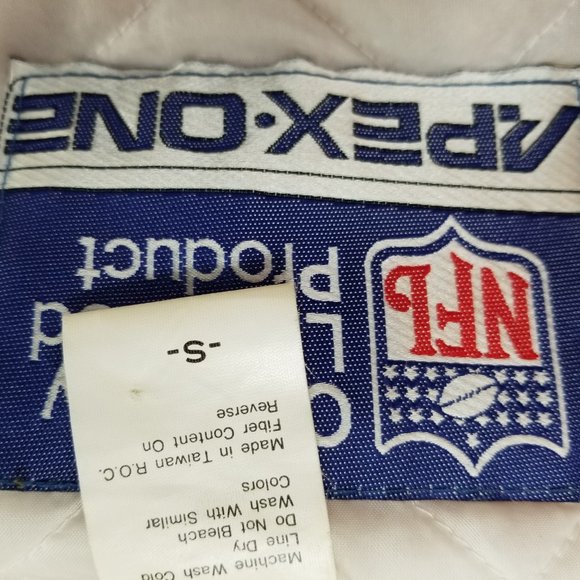 Vintage 90s Washington Redskins Apex One Jacket/Pants Puffer  NFL  Zip Sz S/M - Picture 11 of 15